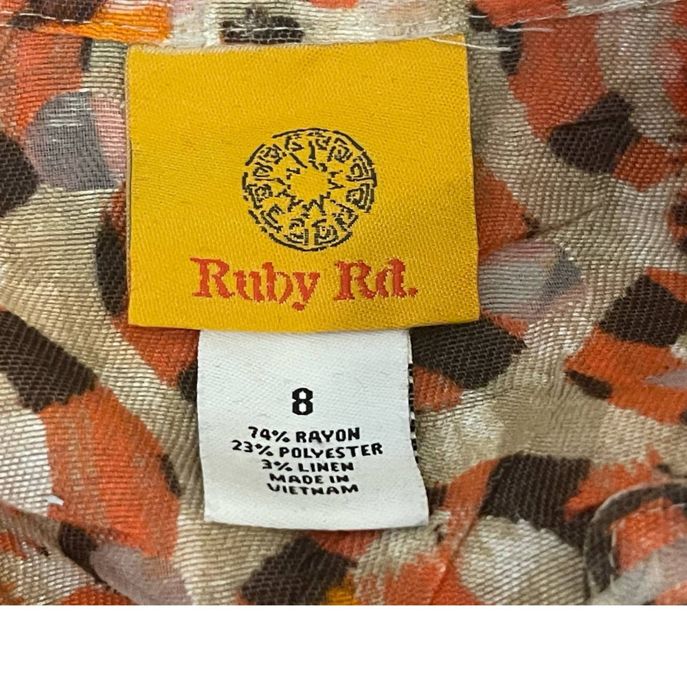 Ruby Rd Womens Button Down Linen Blend Blouse Siz… - image 7